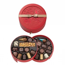  Šokolaadiassortii “Kaunis jōulupuu”  26. šokolaadiga -punane